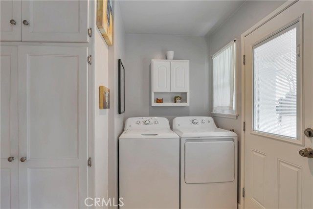 Laundry room off of kitchen