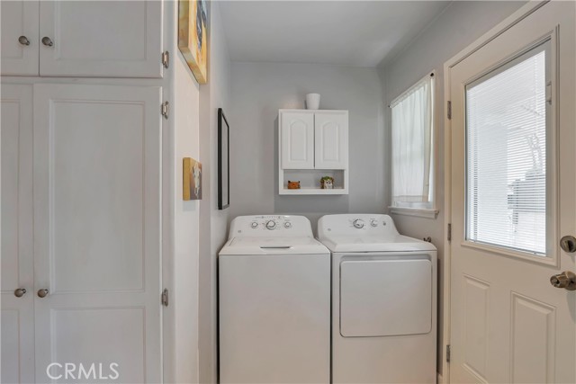 Laundry room off of kitchen