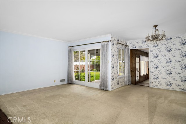 Living Room from the Entry Hall