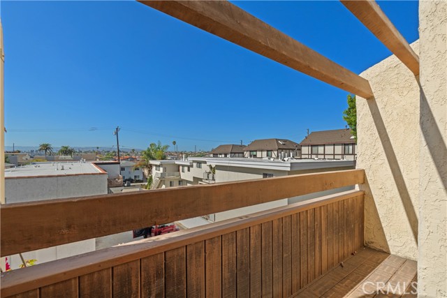 Balcony off of the Primary Bedroom