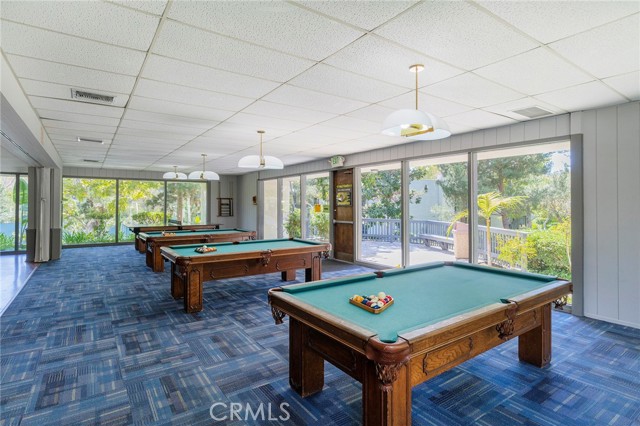 The Estates clubhouse with billiards and ping pong.