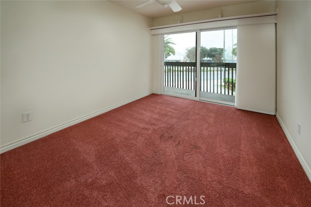 South facing, 2nd bedroom with balcony.