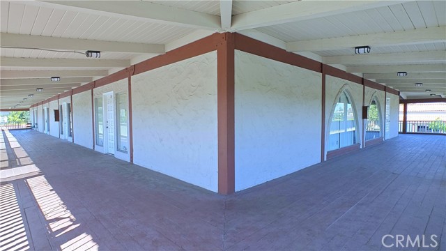 Outdoor area outside unit