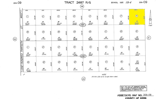 Detail Gallery Image 2 of 3 For 0 Astoria/ Gobi Ave, Rosamond,  CA 93560 - – Beds | – Baths