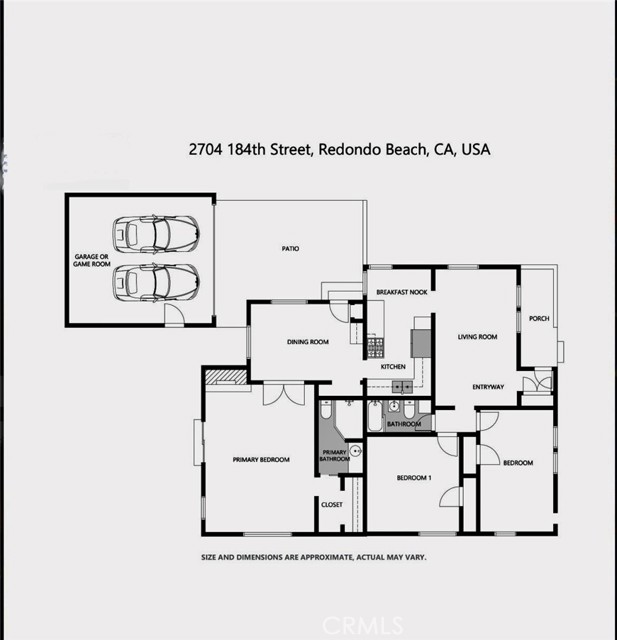2704 184 Street, Redondo Beach, California 90278, 3 Bedrooms Bedrooms, ,1 BathroomBathrooms,Residential,Sold,184,FR23189344