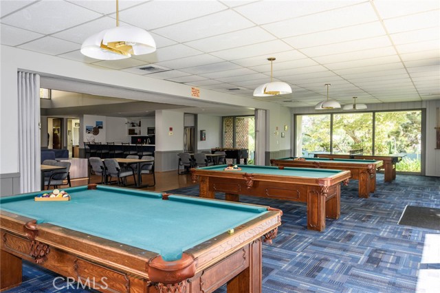 billiards area inside club house