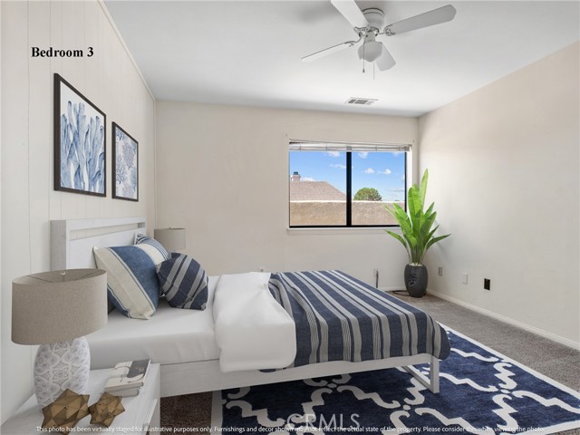 furniture is virtual and not included