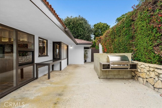 BBQ area off kitchen