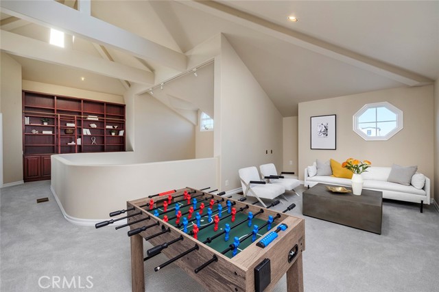 Skylights allow sunshine to flow throughout the home.