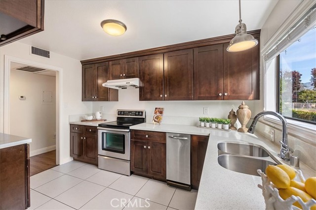 Kitchen is easily accessed to the dining room and the hall way.