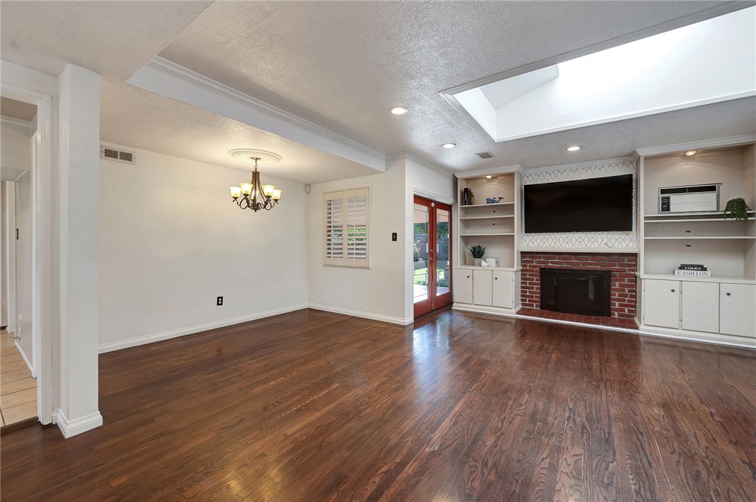 Living Room with Fireplace