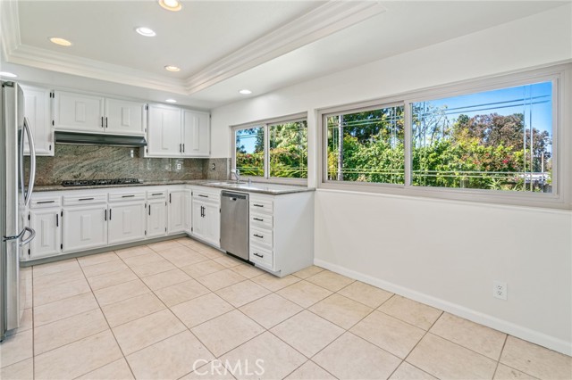 Remodeled Kitchen with 3 etched DP windows