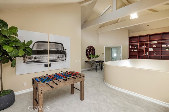 Upstairs landing and loft area.