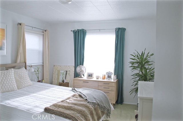 Front bedroom in the bungalow (furniture from a prior tenant's term)