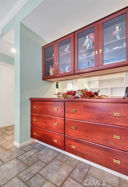 China Cabinet. Ample Storage For Dishes & Silverware. Countertop For Home Cooked Dishes!