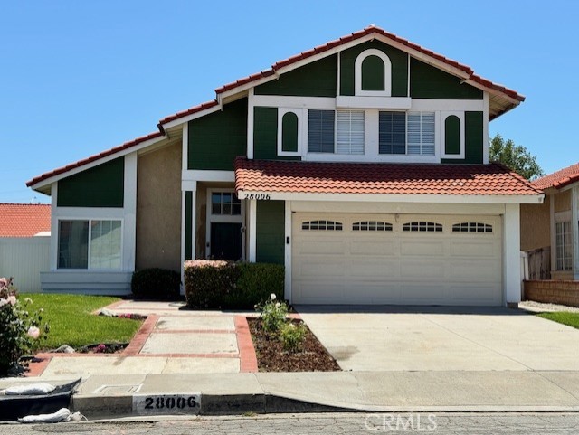 This Beautiful 3 bedroom and 2.5 Bathroom, 1638 sq ft. two story home on cul-de-sac in the heart of Castaic. Located conveniently off the I-5 freeway and nestled in the safe community of Hillgate. Short distance from Hasley Canyon Park and Live Oak Elementary School. Relax after a long week in your very own private Pool & Jacuzzi in the backyard with a covered patio. Welcome guests with vaulted ceilings in the living room or simply cozy up with a good book in front of the gas fireplace and built-in cabinetry in the family room. Kitchen with Corian counter tops and lots of storage. Master bedroom with High ceiling and great walk-in closet and second closet as well.  House has copper piping and new AC, Conveniently situated near major freeways, Castaic Lake, local amenities, and grocery stores, every comfort and convenience are within effortless reach. You can take a nice drive through Highway 126 to the beach and be in Malibu, Ventura and Santa Barbara on the weekends. No HOA or Mello Roos.