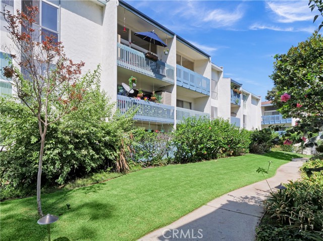 View of balcony from garden View of balcony from garden