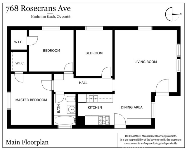 768 Rosecrans Avenue, Manhattan Beach, California 90266, 3 Bedrooms Bedrooms, ,1 BathroomBathrooms,Residential,Sold,Rosecrans,SB21180825