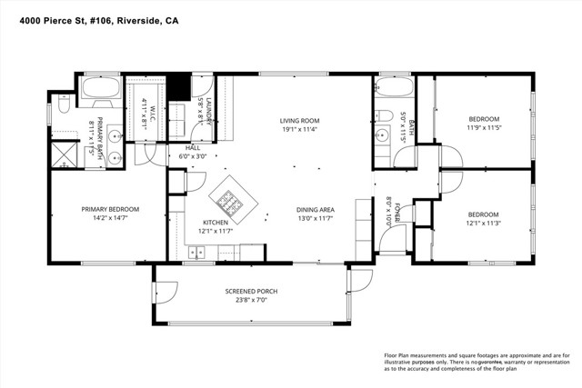 Detail Gallery Image 18 of 18 For 4000 Pierce St #106,  Riverside,  CA 92505 - 3 Beds | 2 Baths