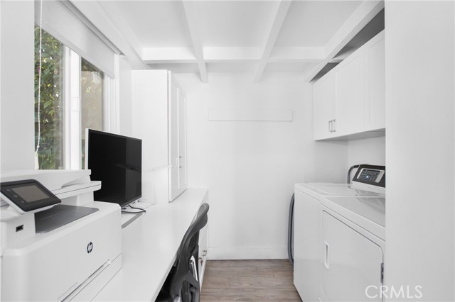 Laundry room and additional office space.