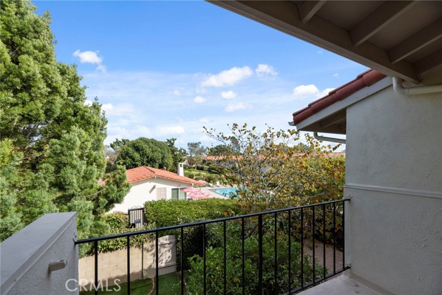 view from the master bedroom balcony