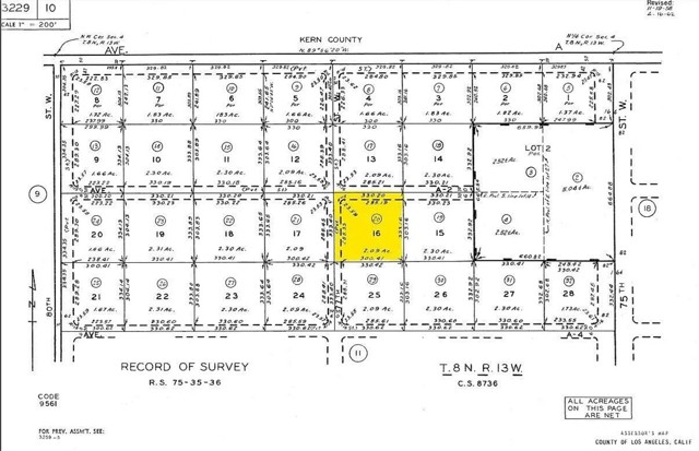 Detail Gallery Image 3 of 11 For 0 W Ave A3 Vic 77 Stw, Lancaster,  CA 93536 - – Beds | – Baths