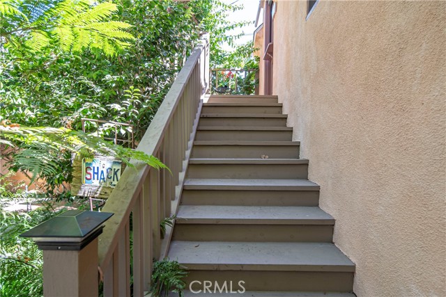 Steps to the guest house / rental unit