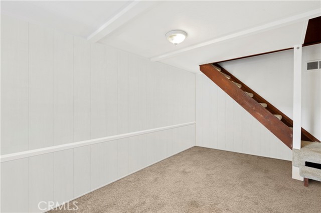 Finished walk out basement