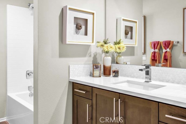 Upstairs bathroom Plan 2 Model Home