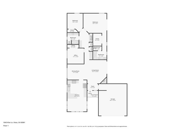 Detail Gallery Image 42 of 42 For 1043 Kite, Vista,  CA 92081 - 3 Beds | 2 Baths