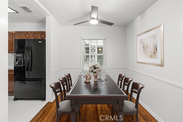 Virtually Staged Dining Room
