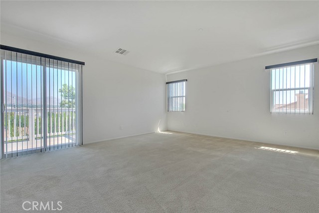 Spacious primary with views