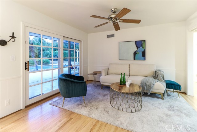 Beautifully refinished hardwood floors.