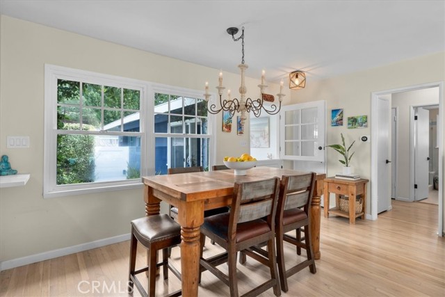 Dining area with lots of natural light