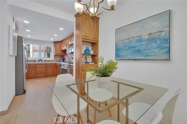 Kitchen with beautiful wood cabinets