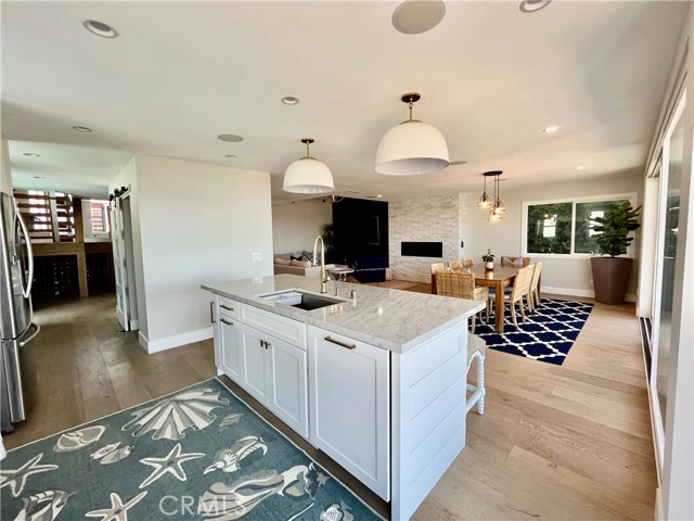 Open concept floor plan