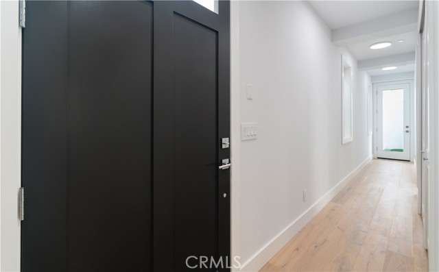 Entry Hallway/  Access to backyard through door