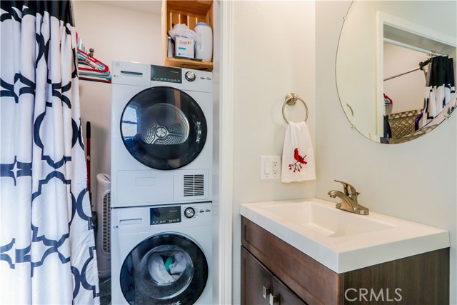 Laundry in Half Bath