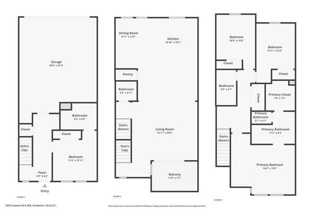 Detail Gallery Image 28 of 31 For 109 S Laxore St #303,  Anaheim,  CA 92804 - 4 Beds | 3/1 Baths