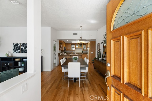 Dining area off the kitchen.