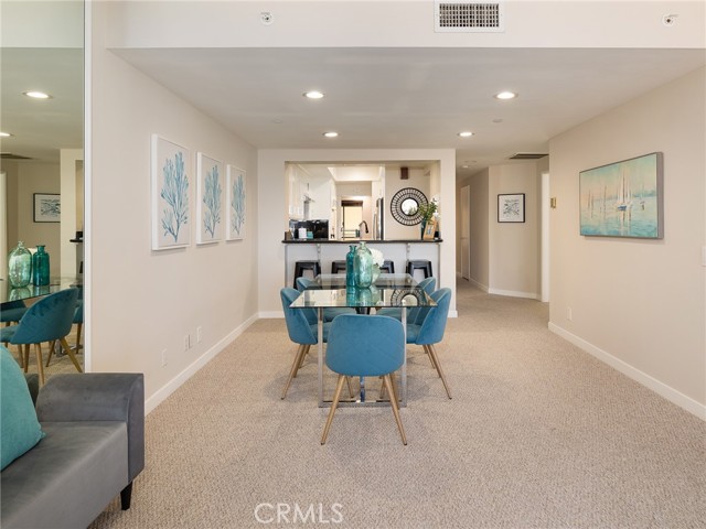 dining area toward kitchen