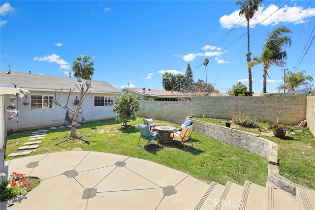 terraced garden areas