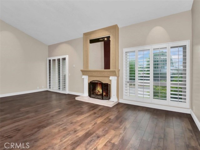 Living Room with Fireplace