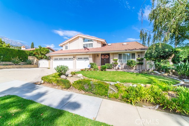 2288 Coolcrest Avenue Upland, California This Beautiful 2 Story Home shows true pride of ownership. Located in prestige North Upland, this home boast a spacious interior and has many upgrades. Bright and open floor plan with an open kitchen, spacious living room, and family room. This beautiful home includes 4 Bedroom 3 Bathroom, Spacious master bedroom, and a bonus room that could be used as an entertainment area or converted to an office/bedroom. Entertaining will be a breeze with the spacious backyard and beautiful pool area.