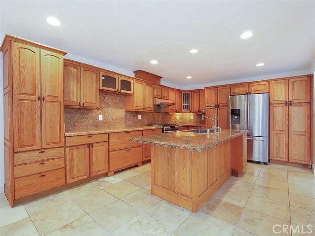 Remodeled Kitchen with Center Island