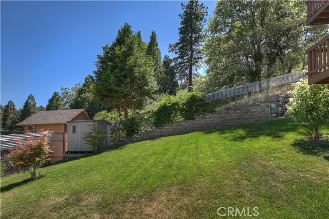 Grassed and fenced Back yard