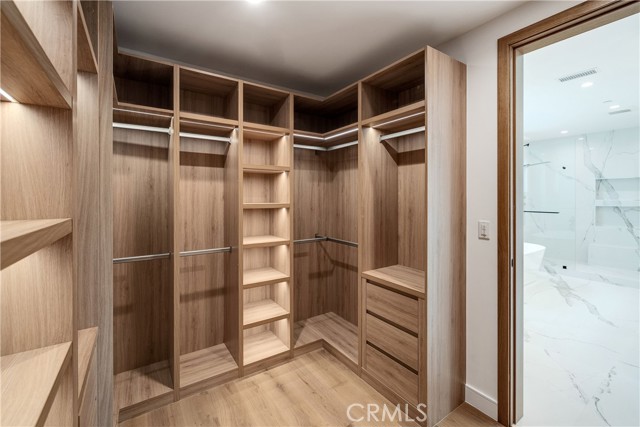 Primary walk-in closet