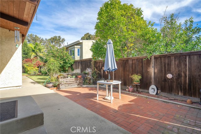 Patio off the kitchen