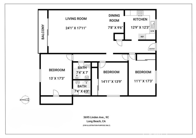 Detail Gallery Image 26 of 26 For 3695 Linden 9c,  Long Beach,  CA 90807 - 3 Beds | 2 Baths