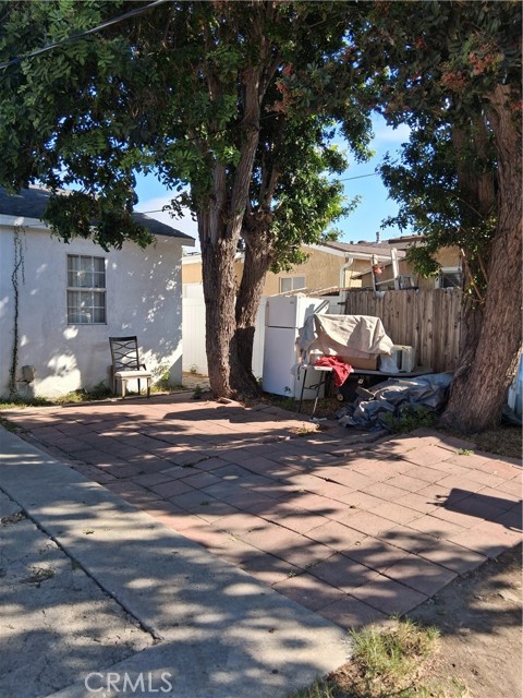 Back yard.